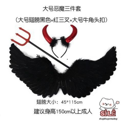 Cánh Thiên Thần Hóa Trang Halloween Cho Bé Gái - Đồ Diễn Xuất Giáng Sinh Màu Sắc Sống Động, Quà Tặng Sinh Nhật Tuyệt Vời