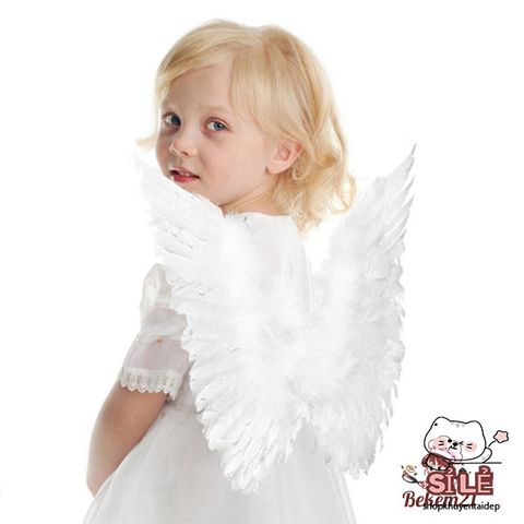 Cánh Thiên Thần Hóa Trang Halloween Cho Bé Gái - Đồ Diễn Xuất Giáng Sinh Màu Sắc Sống Động, Quà Tặng Sinh Nhật Tuyệt Vời