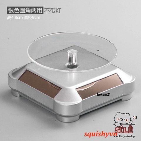 Bàn Xoay Đa Năng 360 Độ Chụp Ảnh & Quay Video Sản Phẩm - Tiết Kiệm Năng Lượng Mặt Trời, Thân Thiện Với Môi Trường