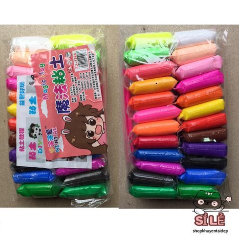 Combo 12 Gói Đất Sét Nhật Soft Clay - Nguyên Liệu Hoàn Hảo Cho Làm Butter Slime Thoải Mái và Sáng Tạo!