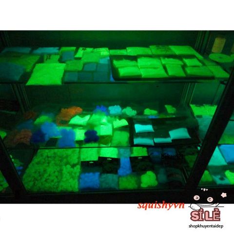 Bột Dạ Quang Màu Xanh Lá 10g - Chất Liệu Handmade Phát Sáng Độc Đáo, Trang Trí Quán Bar, Karaoke ấn Tượng