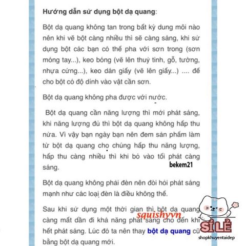 Bột Dạ Quang Màu Xanh Lá 10g - Chất Liệu Handmade Phát Sáng Độc Đáo, Trang Trí Quán Bar, Karaoke ấn Tượng