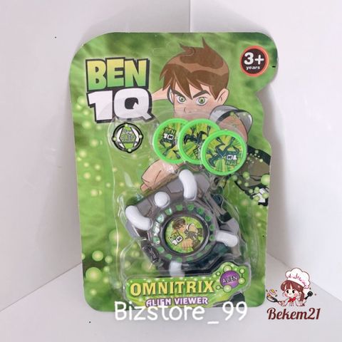 Đồng Hồ Đeo Tay Ben 10 Cho Trẻ Em - Mô Phỏng Điện Thoại, Kèm 3 Thẻ Bài - Đồ Chơi An Toàn và Giá Trị Giải Trí Cao