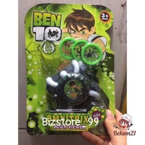 Đồng Hồ Đeo Tay Ben 10 Cho Trẻ Em - Mô Phỏng Điện Thoại, Kèm 3 Thẻ Bài - Đồ Chơi An Toàn và Giá Trị Giải Trí Cao