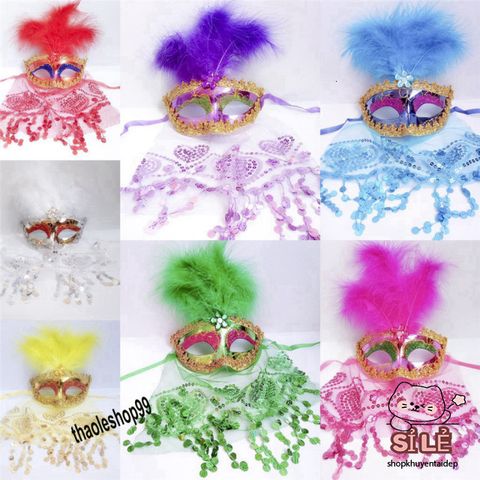 Mặt Nạ Halloween Cổ Trang Nửa Mặt Với Khăn Che - Đạo Cụ Cosplay Cho Tiệc Hóa Trang, Lễ Hội, Halloween