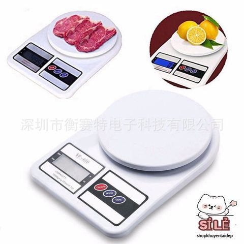 Cân Điện Tử Mini FS-400 10kg/1g - Cân Mặt Bàn Chính Xác Cao, Màn Hình LCD Sáng, Bảo Hành 1 Năm, Pin Miễn Phí