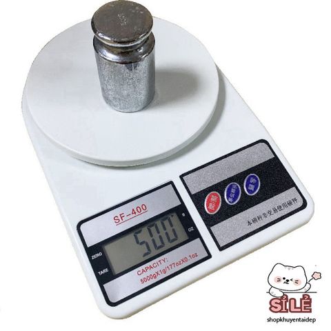 Cân Điện Tử Mini FS-400 10kg/1g - Cân Mặt Bàn Chính Xác Cao, Màn Hình LCD Sáng, Bảo Hành 1 Năm, Pin Miễn Phí