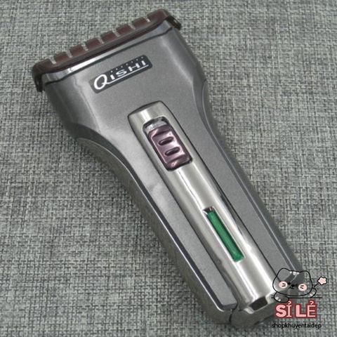 Máy cạo râu QISHI RSCW-Q588 lưỡi kép - Cạo và tỉa râu dễ dàng cho nam giới, thiết kế an toàn, pin sạc tiện lợi.