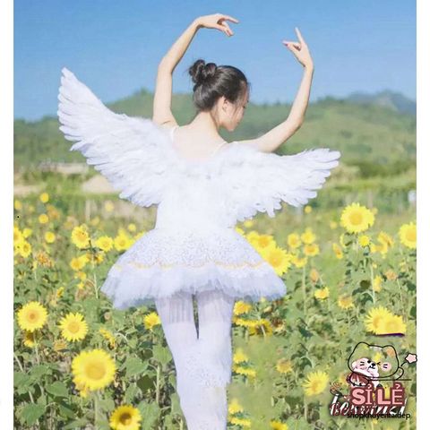 Cánh Thiên Thần và Cánh Ác Quỷ Lông Vũ Cho Cosplay Halloween - Phụ Kiện Chụp Ảnh Thời Trang Cho Trẻ Em và Người Lớn