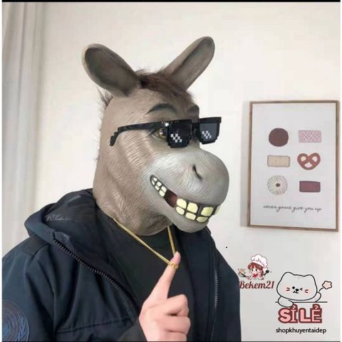 Mặt Nạ Silicone Ếch Xanh Dương Ngộ Nghĩnh - Phụ Kiện Hóa Trang Dễ Thương Cho Halloween, Lễ Phục Sinh, Tiệc Tùng
