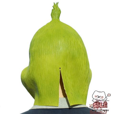 Mặt Nạ Ông Già Noel Grinch Đáng Yêu - Mặt Nạ Giáng Sinh Cosplay Cho Trẻ Em & Người Lớn - Đồ Dùng Hóa Trang Vui Nhộn