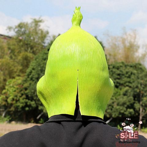 Mặt Nạ Ông Già Noel Grinch Đáng Yêu - Mặt Nạ Giáng Sinh Cosplay Cho Trẻ Em & Người Lớn - Đồ Dùng Hóa Trang Vui Nhộn