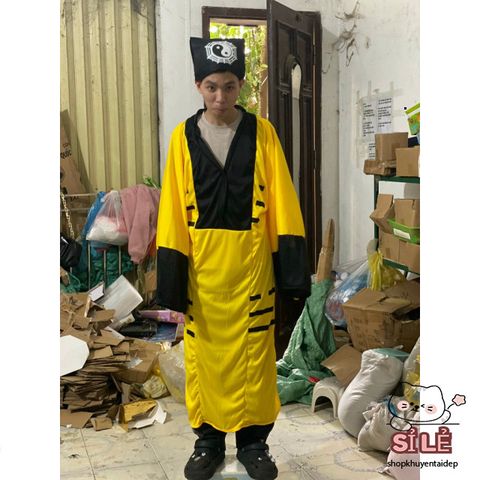 Bộ Trang Phục Pháp Sư Đạo Sĩ Lâm Chánh Anh Nhiều Màu Sắc - Trang Phục Cosplay Người Lớn 155-185cm
