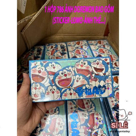Bộ thẻ bài Doremon với sticker & thẻ lomo Nobita, Chaien, Xuka, Xê Kô - Quà tặng độc đáo cho fan anime và manga