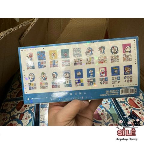 Bộ thẻ bài Doremon với sticker & thẻ lomo Nobita, Chaien, Xuka, Xê Kô - Quà tặng độc đáo cho fan anime và manga