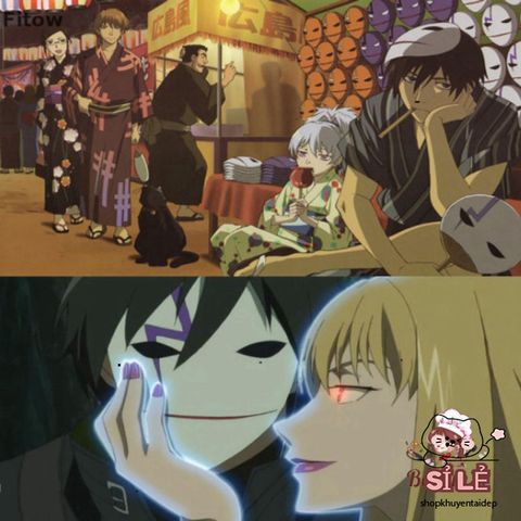 Mặt Nạ Cosplay Hiruko Đen Trắng - Mặt Nạ Anime Độc Đáo Cho Người Hâm Mộ - Quà Tặng Thú Vị Dành Cho Fans Anime