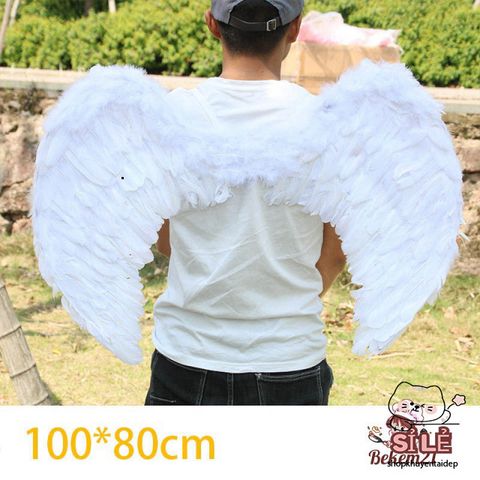 Băng Đô Cánh Thiên Thần Trắng Cho Bé - Đạo Cụ Chụp Ảnh Ngọt Ngào Cho Trẻ Sơ Sinh - Quà Tặng Dễ Thương
