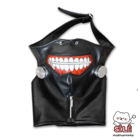 Mặt Nạ Hóa Trang Kaneki Ken - Nhân Vật Tokyo Ghoul Đẹp Mắt, Chất Liệu Da Chống Mòn, Kích Thước Điều Chỉnh Cho Người Lớn