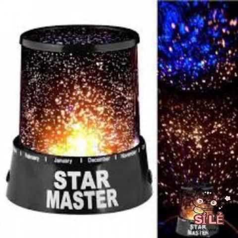 Đèn Ngủ Tỏa Sáng Hình Sao Star Master - Đèn Trang Trí Bầu Trời Đầy Sao và Mặt Trăng Cho Phòng Ngủ Thêm Lung Linh