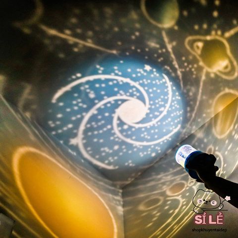 Đèn Ngủ Tỏa Sáng Hình Sao Star Master - Đèn Trang Trí Bầu Trời Đầy Sao và Mặt Trăng Cho Phòng Ngủ Thêm Lung Linh