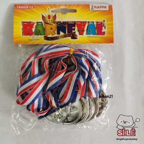 Bộ Huy Chương Thể Thao Cao Cấp - Giải Thưởng Vàng Bạc Đồng Nhựa An Toàn 6 Kiểu Độc Đáo Cho Trẻ Em và Người Lớn