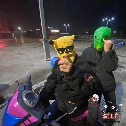 Mặt Nạ Cosplay Cá Da Xanh Silicon Vui Nhộn - Đồ Trang Trí Halloween, Tiệc Tùng & Hoạt Động Giải Trí