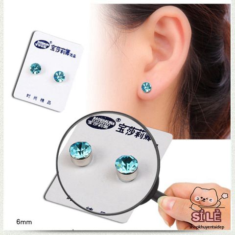 Bộ Khuyên Tai Nam Châm Unisex (2 cái) - Hoa Tai Đẹp, Không Cần Lỗ Bấm, Phong Cách Thời Trang, Chất Liệu Cao Cấp