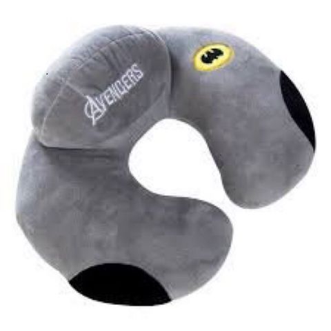 Gối Kê Cổ Avengers Dễ Thương - Phụ Kiện Du Lịch Cao Cấp Cho Người Lớn Và Trẻ Em - 30x33CM, Vải Velboa Mềm Mại