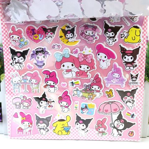 Bộ Hình Dán Xe Hơi Hình Mèo Dễ Thương - Sticker PVC Chống Nước Trang Trí Ô Tô, Laptop, Đồ DIY Thời Trang