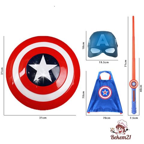 Set Bộ Cộc Tay Siêu Anh Hùng Người Nhện Dành Cho Bé Trai - Áo Choàng và Mặt Nạ Vải Chất Liệu Mềm Mại, Thoải Mái Chơi Đùa