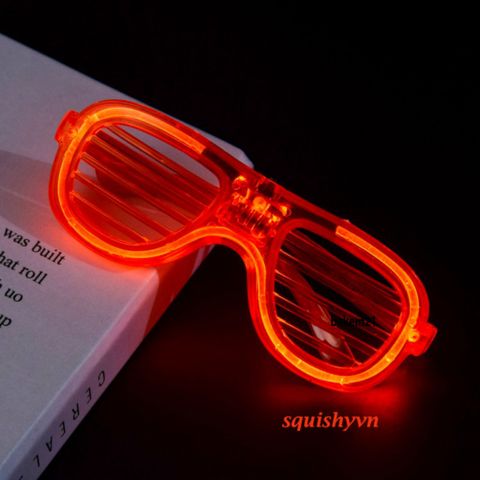 Kính Phát Sáng Gắn Đèn LED Nhấp Nháy Nhiều Màu - Phụ Kiện Thời Trang Cho Tiệc, Lễ Hội, Vũ Hội Thêm Sôi Động