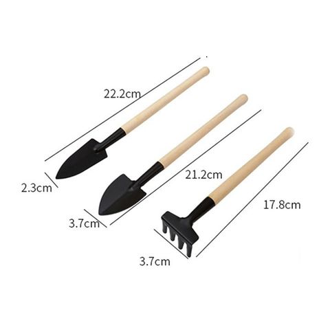 Bộ 3 Cuốc Xẻng Mini Đa Năng - Dụng Cụ Làm Vườn & Chăm Sóc Cây Cảnh - Phượt Tiện Lợi, Thiết Kế Gọn Nhẹ