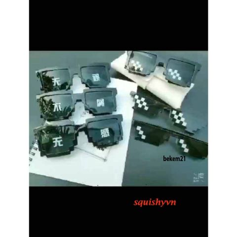 Kính Râm Thuglife MINECRAFT Đa Màu - Kính Mát Thời Trang Cho Nam Nữ, Phong Cách Độc Đáo, Xu Hướng Mới 2023