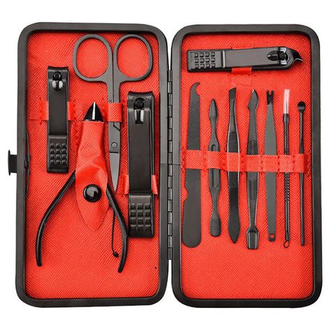 Bộ 19 món dụng cụ cắt và bấm móng tay đa năng - Thép chống gỉ, tiện dụng, hộp da sang trọng, chăm sóc cá nhân hoàn hảo