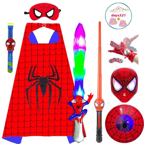 Bộ Đồ Cosplay Siêu Nhân Nhện - Áo Choàng In Hình 3D Mềm Mại cho Bé 6-24kg - Quà Tặng Sinh Nhật, Phần Thưởng Học Tập