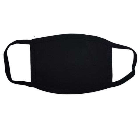Khẩu Trang Cotton Đen Chống Bụi In Hình Gấu Dễ Thương - Thoáng Khí, Thoải Mái, Dành Cho Mọi Lứa Tuổi