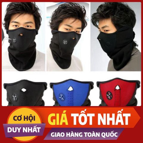 Khẩu Trang Ninja Nửa Mặt Nam - Mặt Nạ Chống Lạnh, Nắng, Gió, Phù Hợp Cho Đội Nhóm Phượt, Đi Xe Máy và Đi Bộ Đường Dài