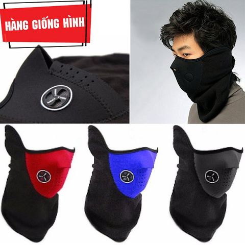 Khẩu Trang Ninja Nửa Mặt Nam - Mặt Nạ Chống Lạnh, Nắng, Gió, Phù Hợp Cho Đội Nhóm Phượt, Đi Xe Máy và Đi Bộ Đường Dài