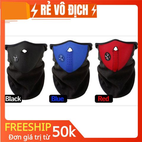 Khẩu Trang Ninja Nửa Mặt Nam - Mặt Nạ Chống Lạnh, Nắng, Gió, Phù Hợp Cho Đội Nhóm Phượt, Đi Xe Máy và Đi Bộ Đường Dài