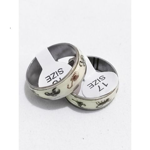Nhẫn Titan Hợp Kim Phát Sáng Trong Bóng Tối - Nhẫn Nam Dạ Quang Thời Trang, Quà Tặng Ý Nghĩa Cho Đôi Tình Nhân
