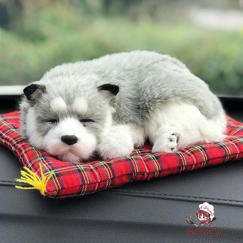 Búp Bê Chú Chó Gỗ Than Hoạt Tính - Trang Trí Nội Thất Xe Hơi & Quà Tặng Đáng Yêu Cho Trẻ Em - Kích Thước 24x20cm