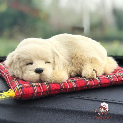 Búp Bê Chú Chó Gỗ Than Hoạt Tính - Trang Trí Nội Thất Xe Hơi & Quà Tặng Đáng Yêu Cho Trẻ Em - Kích Thước 24x20cm