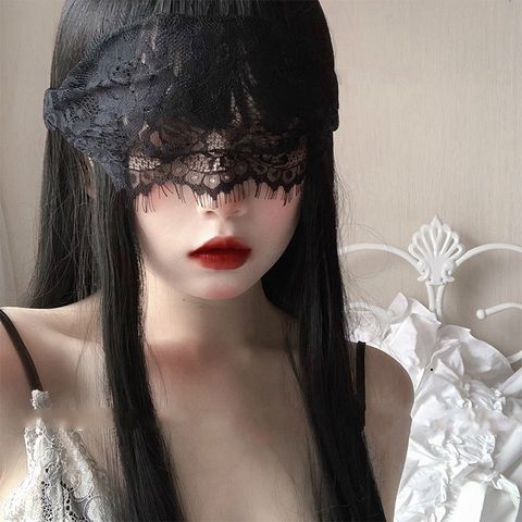 Mặt Nạ Mắt Ren Xuyên Thấu Gợi Cảm - Phụ Kiện Thời Trang Mysterious Cho Halloween và Cosplay