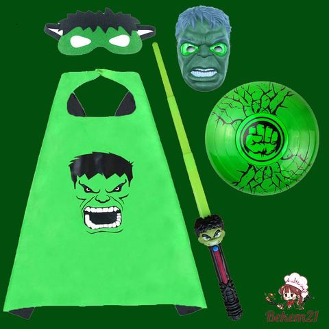 Bộ trang phục hóa trang trẻ em Người Nhện Halloween - Bao gồm áo quần và mặt nạ siêu anh hùng Marvel cho bé gái, bé trai.