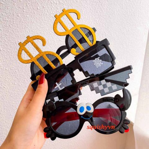 Kính Mắt Thug Life Thời Trang Unisex - Kính Râm Siêu Ngầu Minecraft, Hàng Chính Hãng, Bảo Hành 12 Tháng