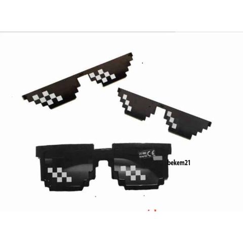 Kính Mắt Thug Life Thời Trang Unisex - Kính Râm Siêu Ngầu Minecraft, Hàng Chính Hãng, Bảo Hành 12 Tháng
