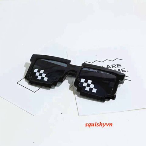 Kính Mắt Thug Life Thời Trang Unisex - Kính Râm Siêu Ngầu Minecraft, Hàng Chính Hãng, Bảo Hành 12 Tháng