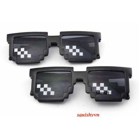 Kính Mắt Thug Life Thời Trang Unisex - Kính Râm Siêu Ngầu Minecraft, Hàng Chính Hãng, Bảo Hành 12 Tháng