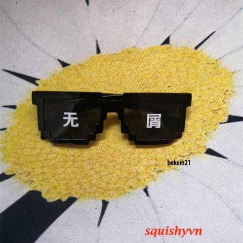 Kính Mắt Thug Life Thời Trang Unisex - Kính Râm Siêu Ngầu Minecraft, Hàng Chính Hãng, Bảo Hành 12 Tháng
