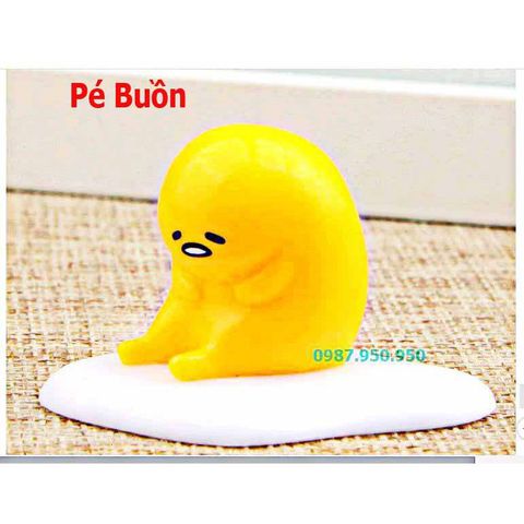 Móc Khóa Trứng Lười Gudetama - Phụ Kiện Anime Nhật Bản Dễ Thương - Mô Hình Ốp La Gudetama Giới Hạn 5cm